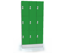 Premium lockers with nine lockable boxes ALFORT AD 1920 x 900 x 520